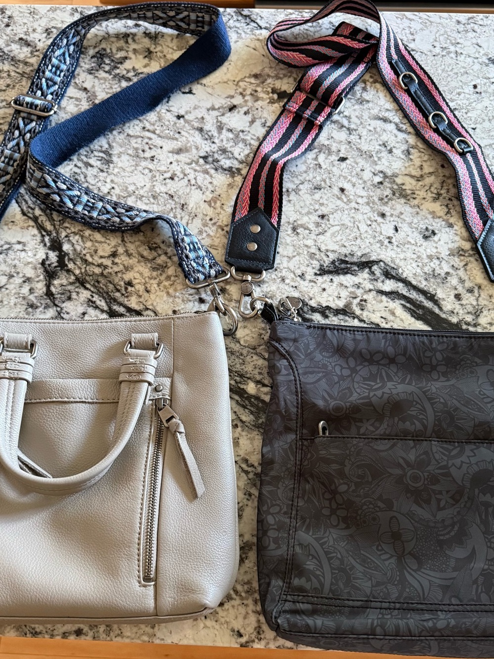 The Sak Cream Crossbody Tote with Detachable Straps & The Sakroots bag